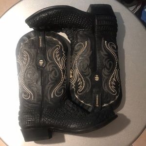 El General alligator cowboy boots